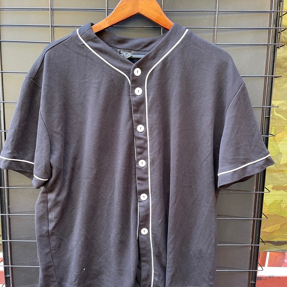 Black button up